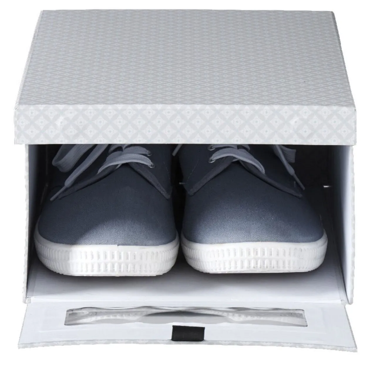 Boîte à chaussures avec fermeture aimantée