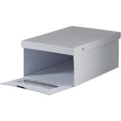 Boîte à chaussures avec fermeture aimantée