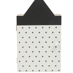 Boîte à clé maison blanc et noir
