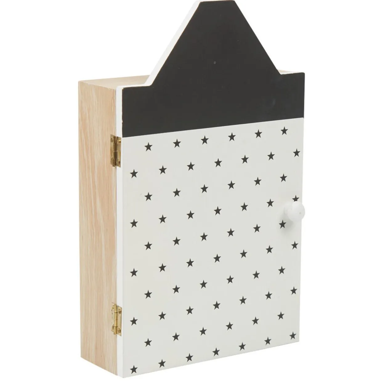 Boîte à clé maison blanc et noir