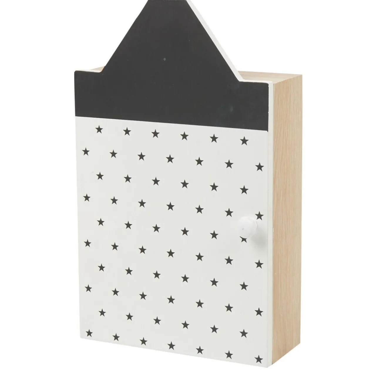 Boîte à clé maison blanc et noir