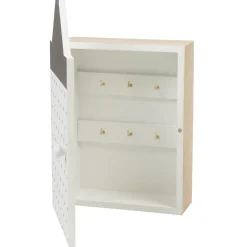 Boîte à clé maison blanc et noir