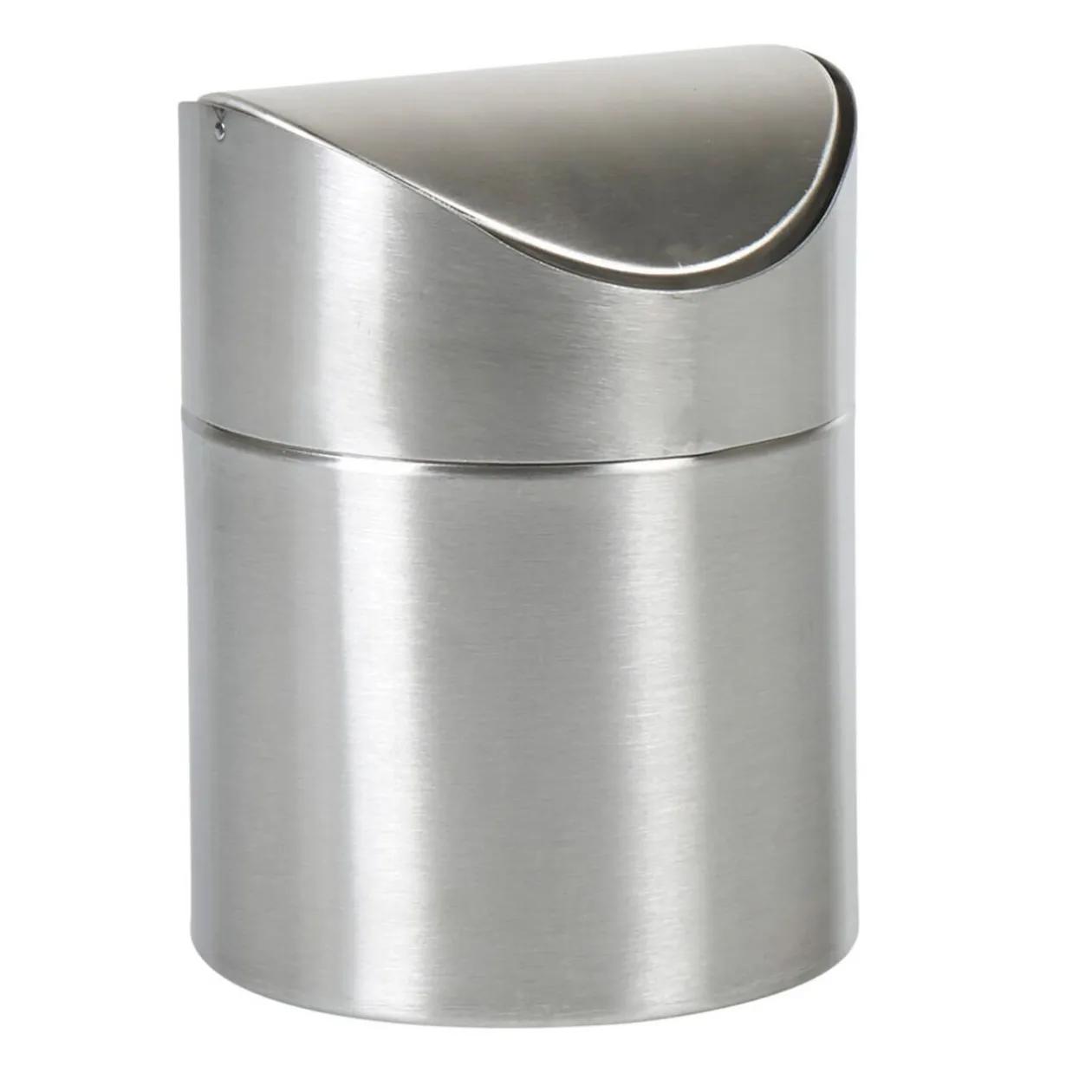 Boîte à coton grise chromé