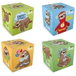 Boîte à mouchoirs motif paresseux 56 feuilles à 3 plis