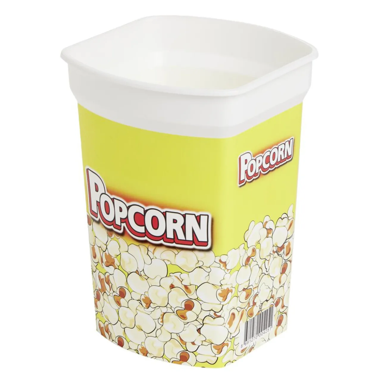 Boîte à pop corn 2L - 13,4x13,4xH18,4cm