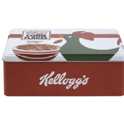 Boîte à sucre en métal Kellogs Corn flakes motif coq
