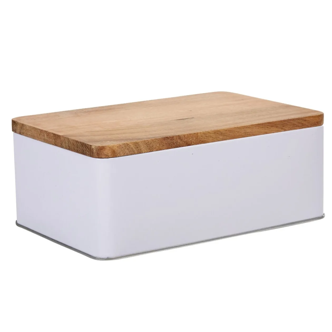 Boîte à sucre rectangulaire blanc naturel