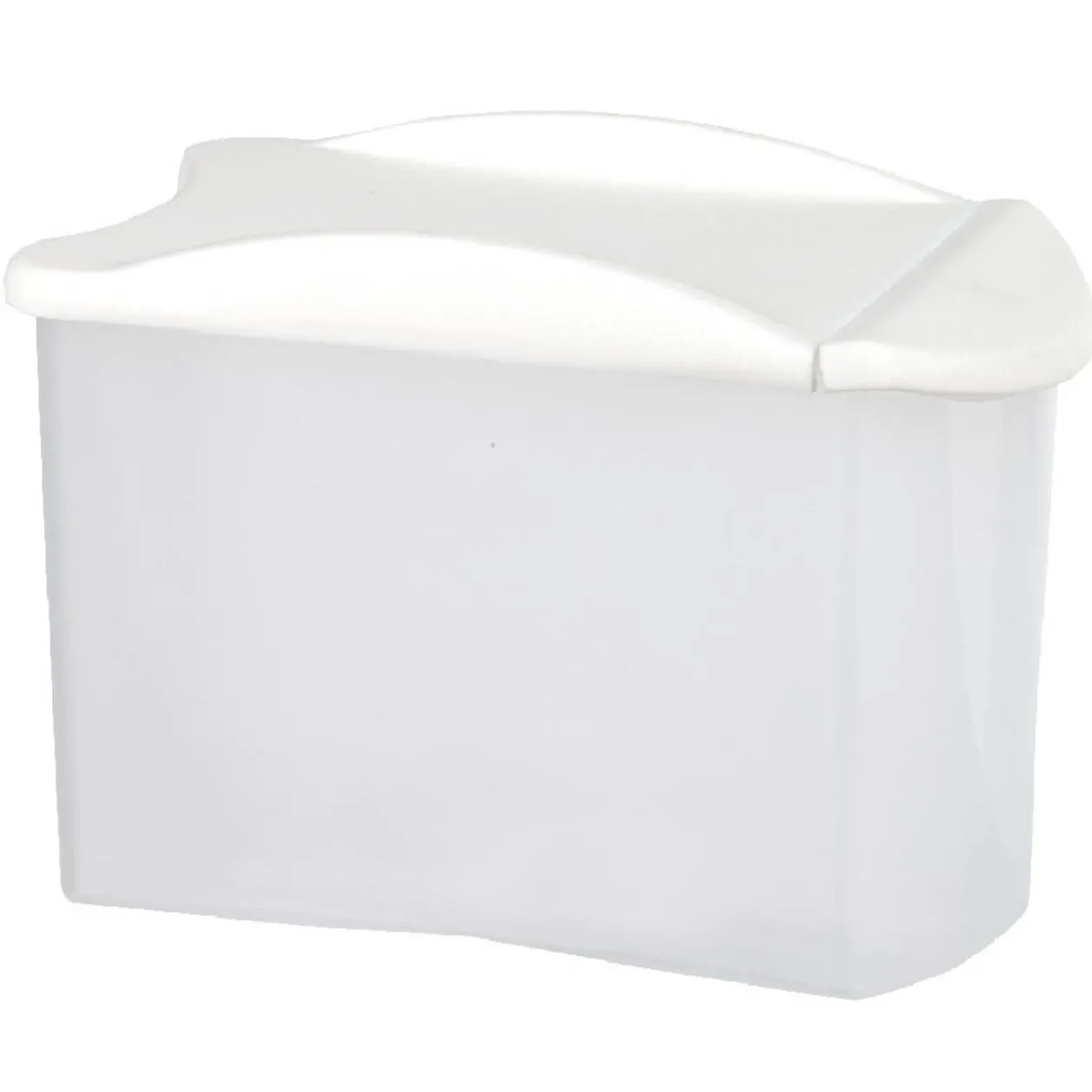 Boîte alimentaire empilable transparente et blanche 0,8 L