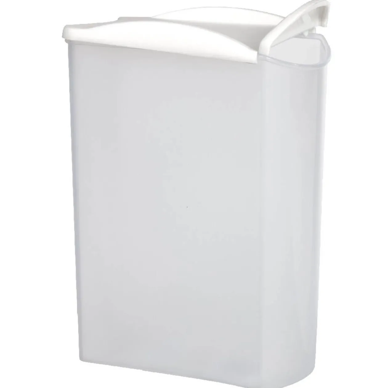 Boîte alimentaire empilable transparente et blanche 1,7 L