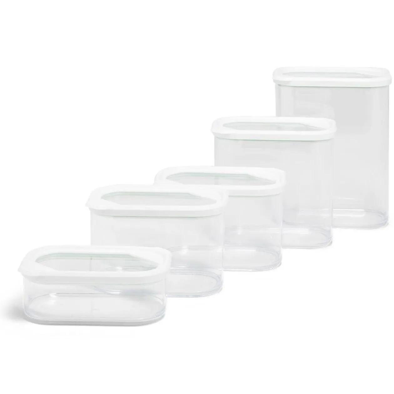 Boîte alimentaire plastique x5