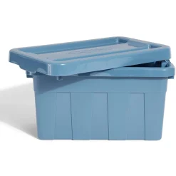 Boîte bricolage plastique bleu 20L