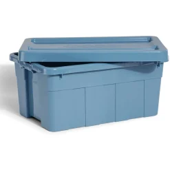 Boîte bricolage plastique bleu 45L