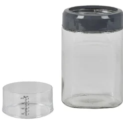 Boîte conservation verre 2 en 1 couvercle mesureur
