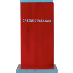 Boîte déco bleu et rouge