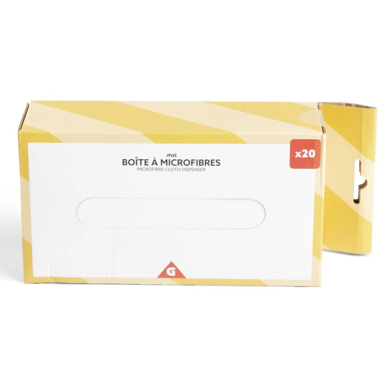 Boîte de 20 microfibres polyester 22x22cm
