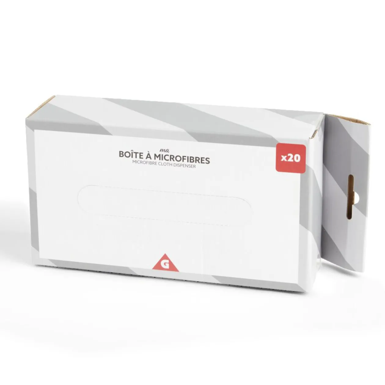 Boîte de 20 microfibres polyester 22x22cm