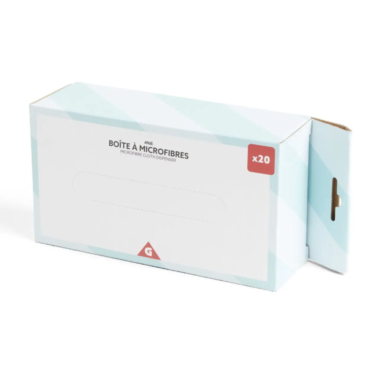 Boîte de 20 microfibres polyester 22x22cm