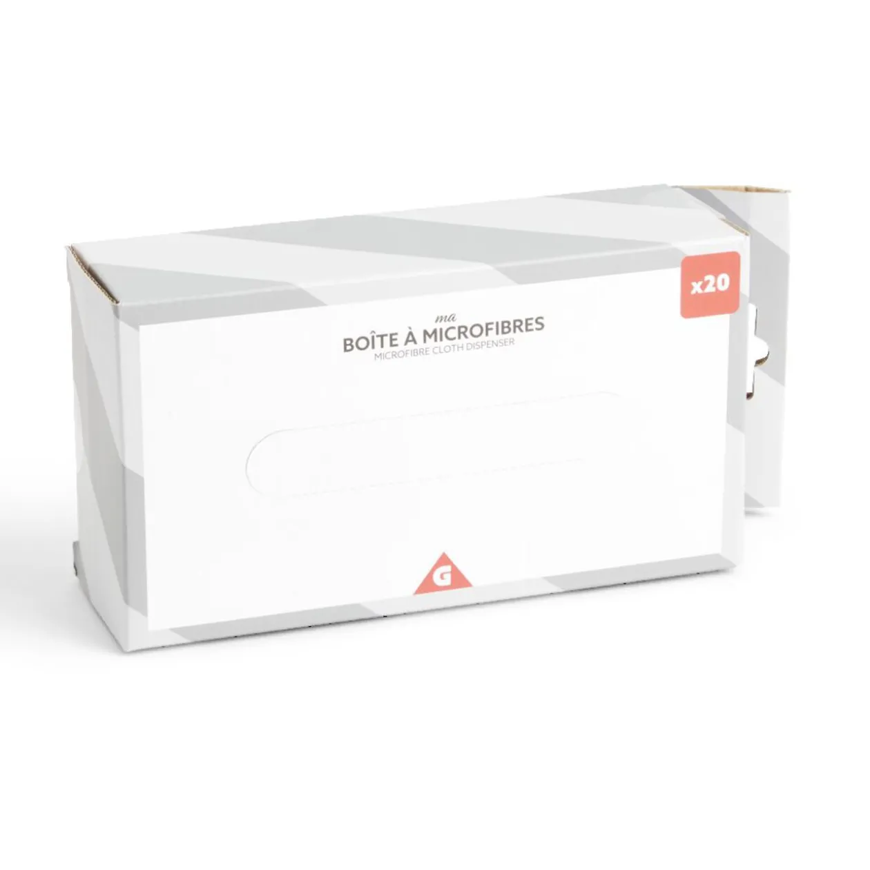 Boîte de 20 microfibres polyester 22x22cm