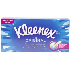 Boîte de 70 mouchoirs blancs Kleenex
