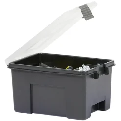 Boîte de bricolage avec rangement compartimenté x 4