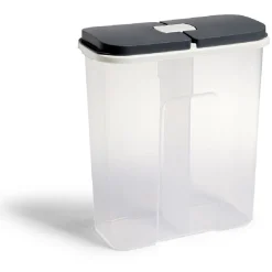 Boîte de conservation en plastique à 2 compartiments transparent 2,8L