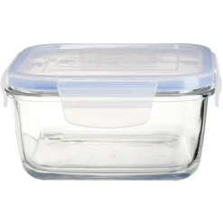 Boîte de conservation en verre hermétique L14,3xl14,3xH8,6 cm