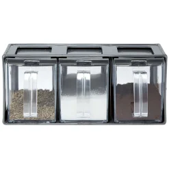 Boîte de cuisine 3 compartiments avec poignée