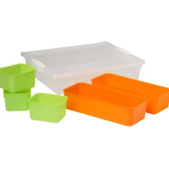 Boîte de rangement 5 casiers amovibles