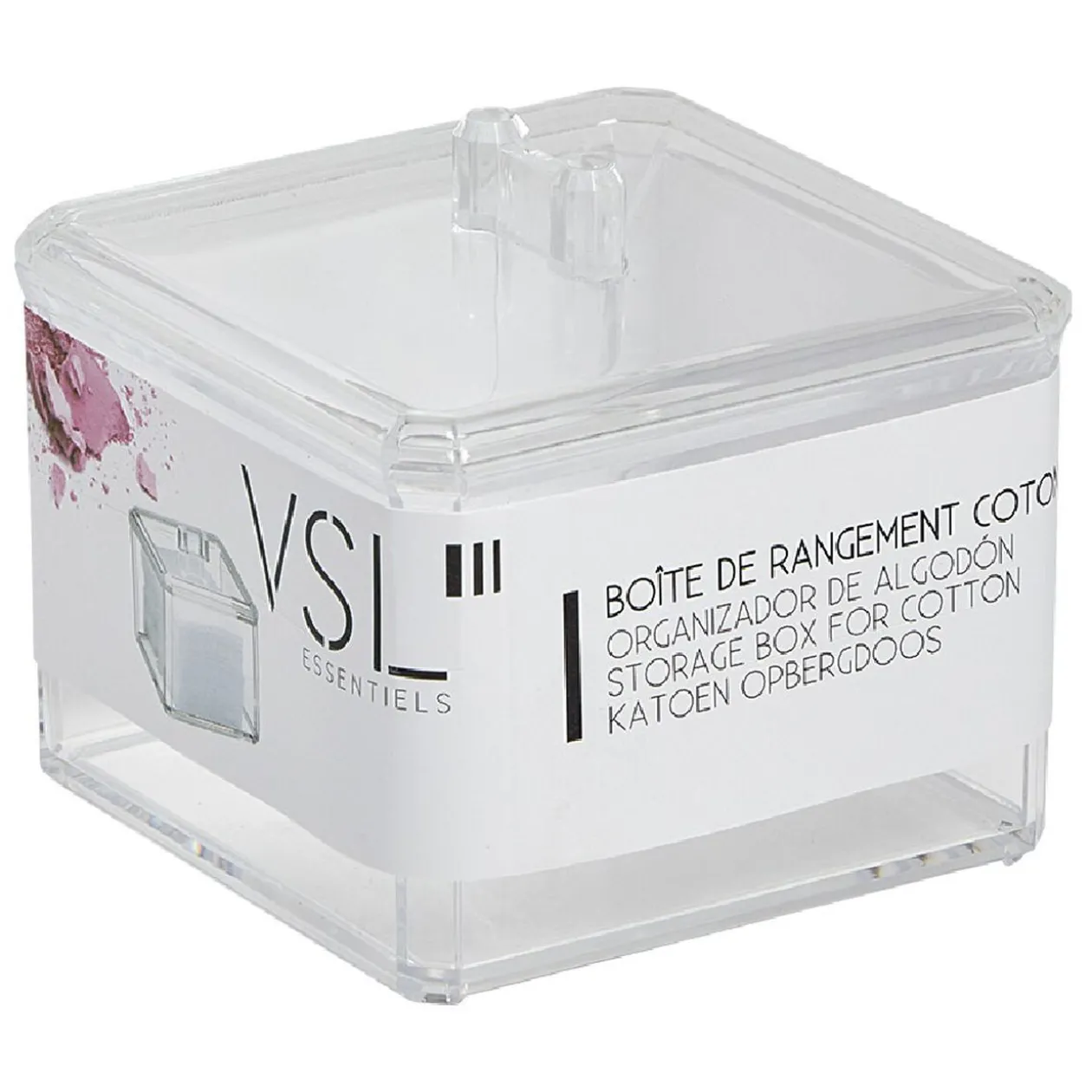 Boîte de rangement à coton