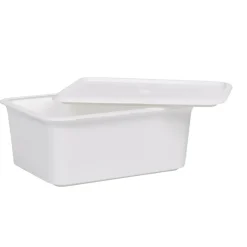 Boîte de rangement 6 L blanc