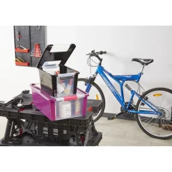 Boîte de rangement 11 L noir