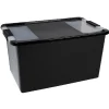 Boîte de rangement 40 L noir