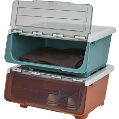 Boîte de rangement à ouverture latérale - 43x33xH21 cm