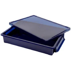 Boîte de rangement A4 avec fermeture à clips 4L