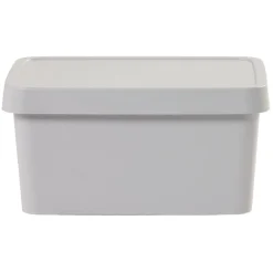 Boîte de rangement avec couvercle grise 3,6 L