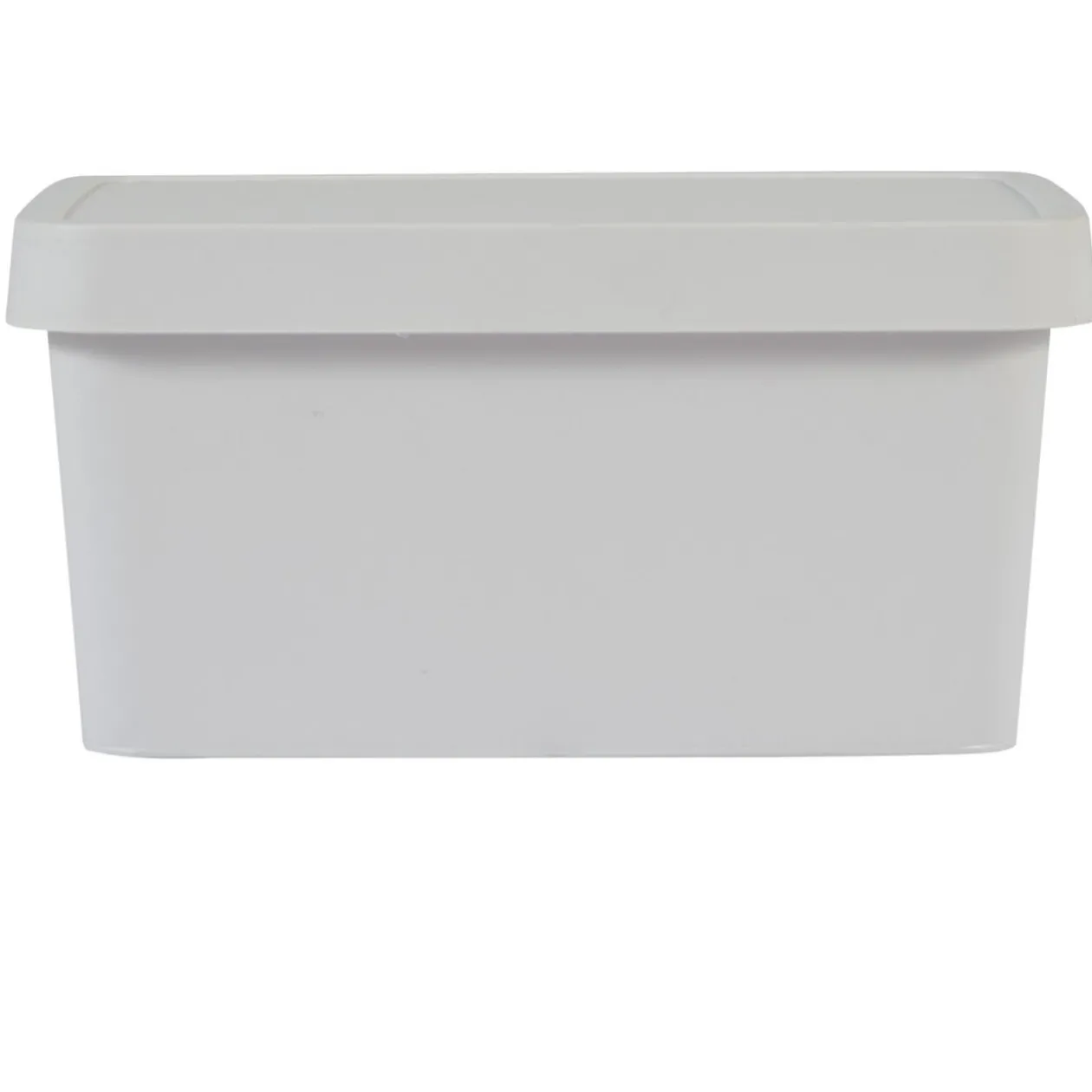 Boîte de rangement avec couvercle beige 3,6 L