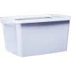 Boîte de rangement avec couvercle lavande transparent 11L