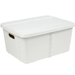 Boîte de rangement blanche 15 L