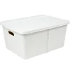 Boîte de rangement blanche 25 L