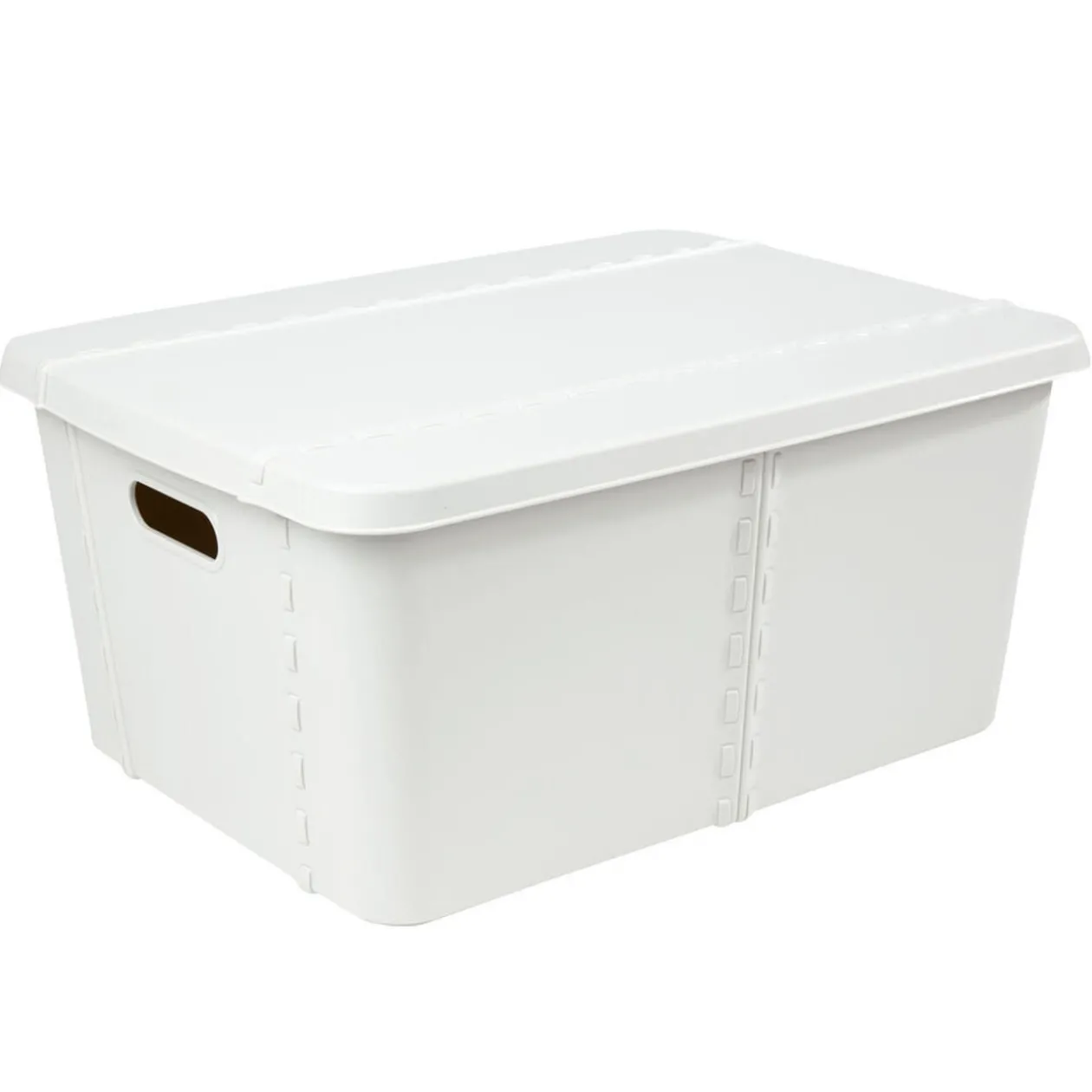 Boîte de rangement blanche 25 L
