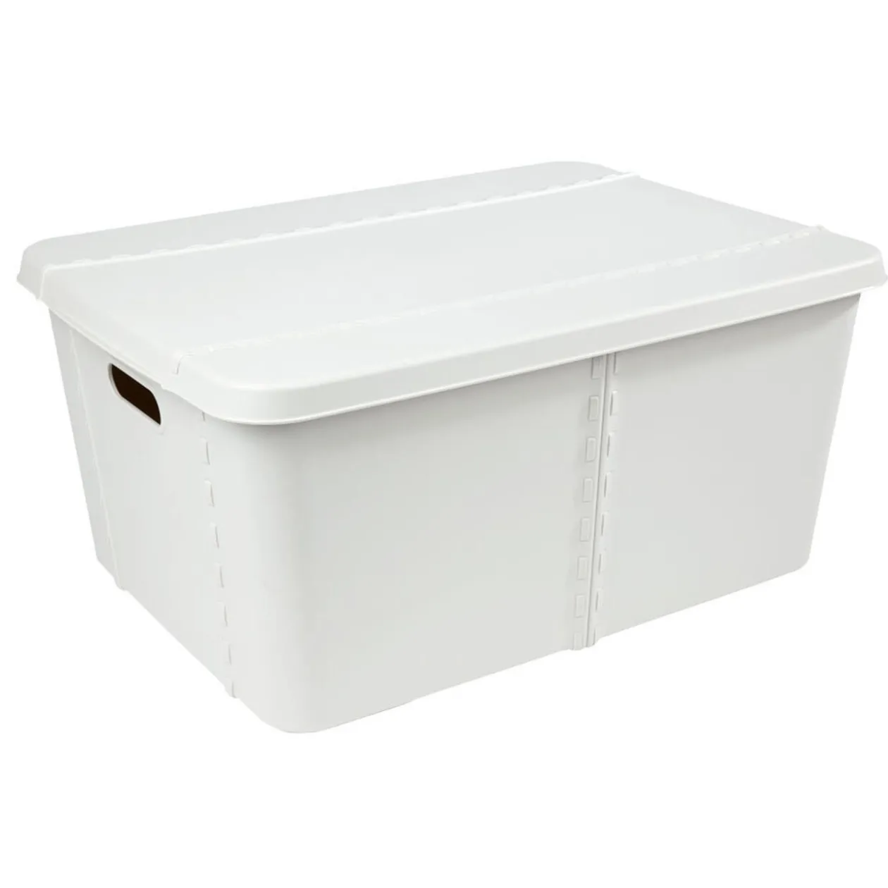 Boîte de rangement blanche 45 L