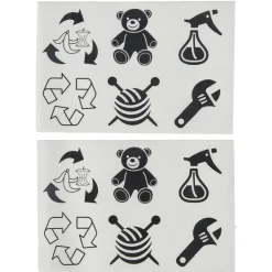 Boîte de rangement blanche avec couvercle 20 L