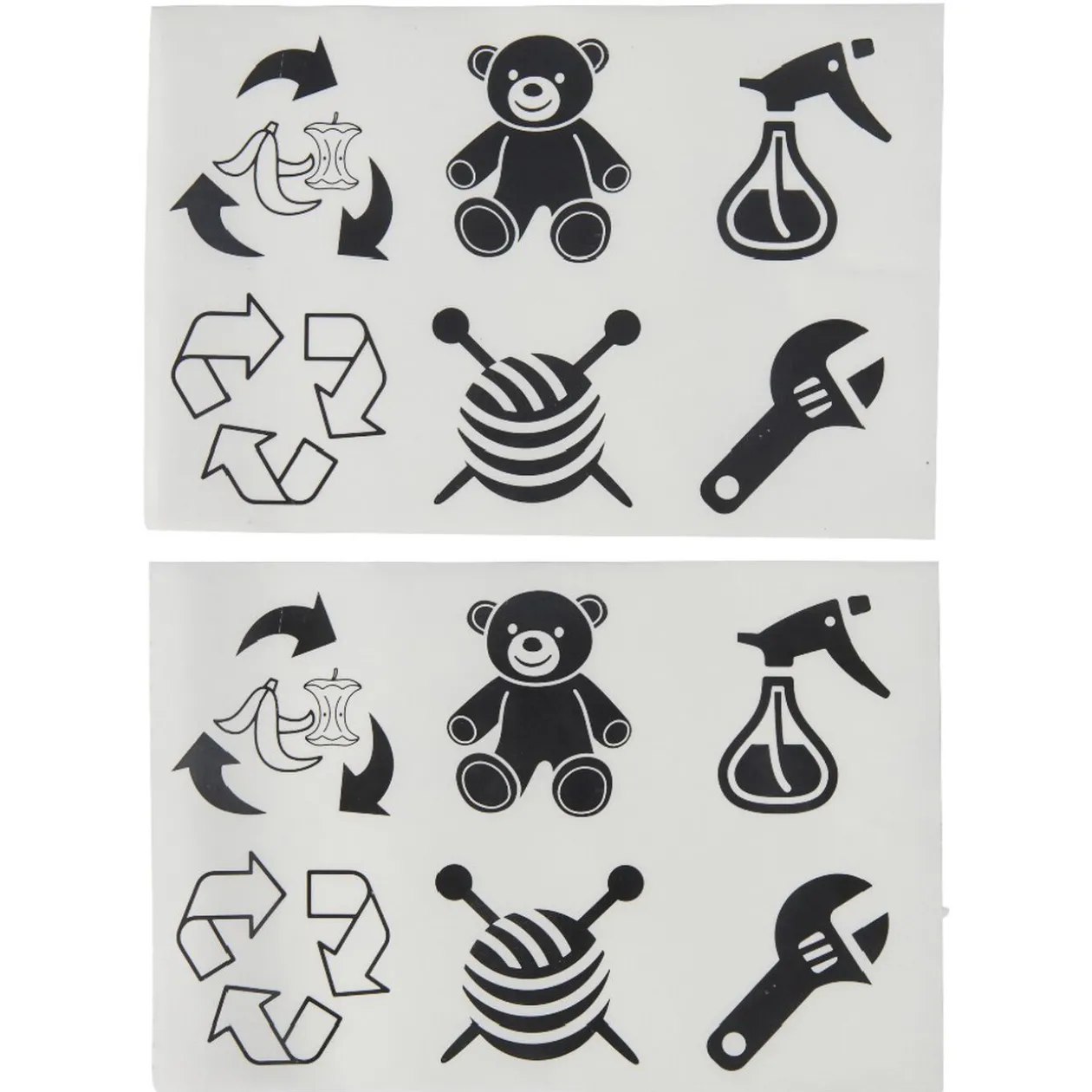 Boîte de rangement blanche avec couvercle 20 L