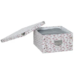 Boîte de rangement carton