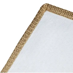 Boîte de rangement déco lattes en bambou L24 x L18 cm