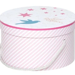 Boîte de rangement déco ronde Jidoo 2.0 moustache