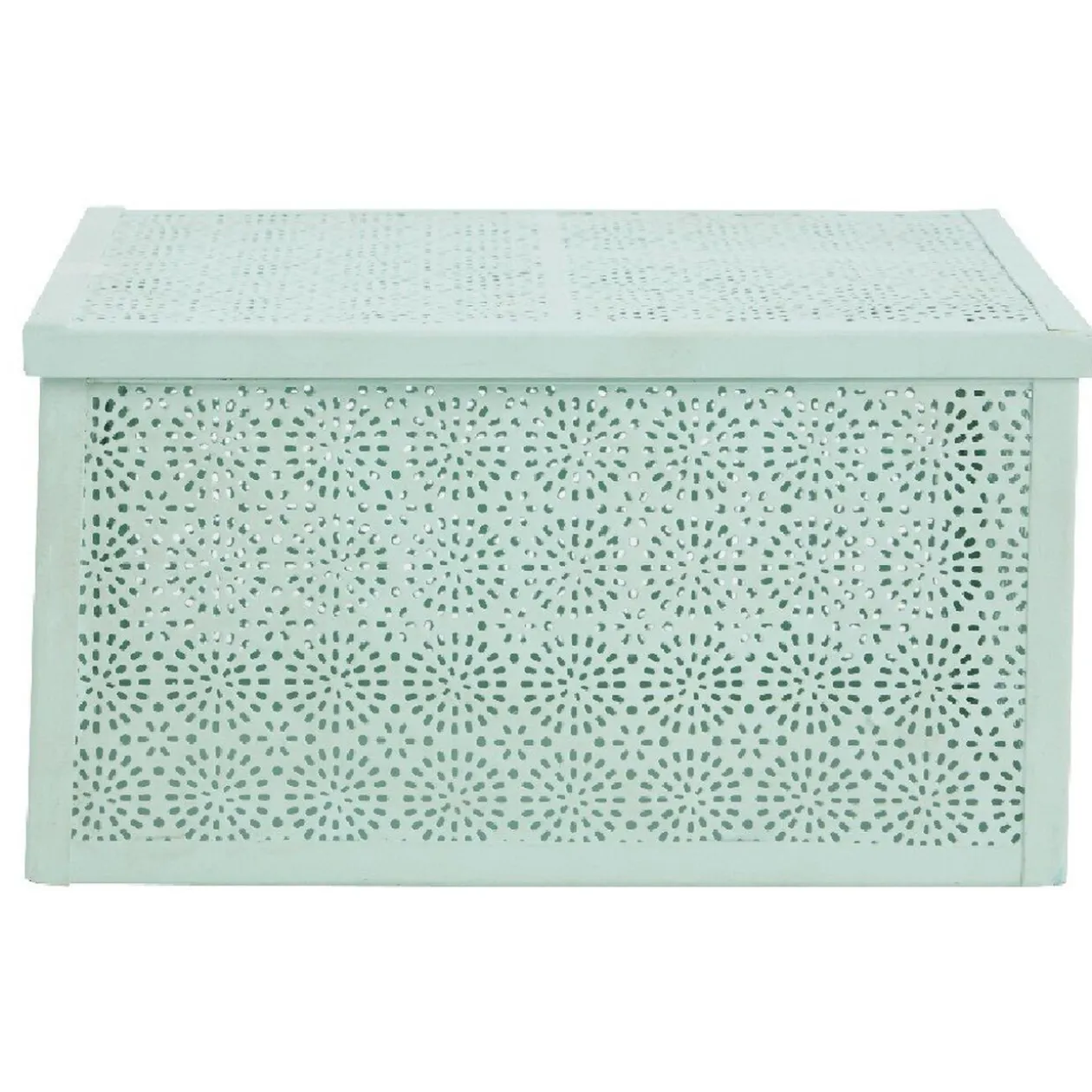 Boîte de rangement déco verte d eau