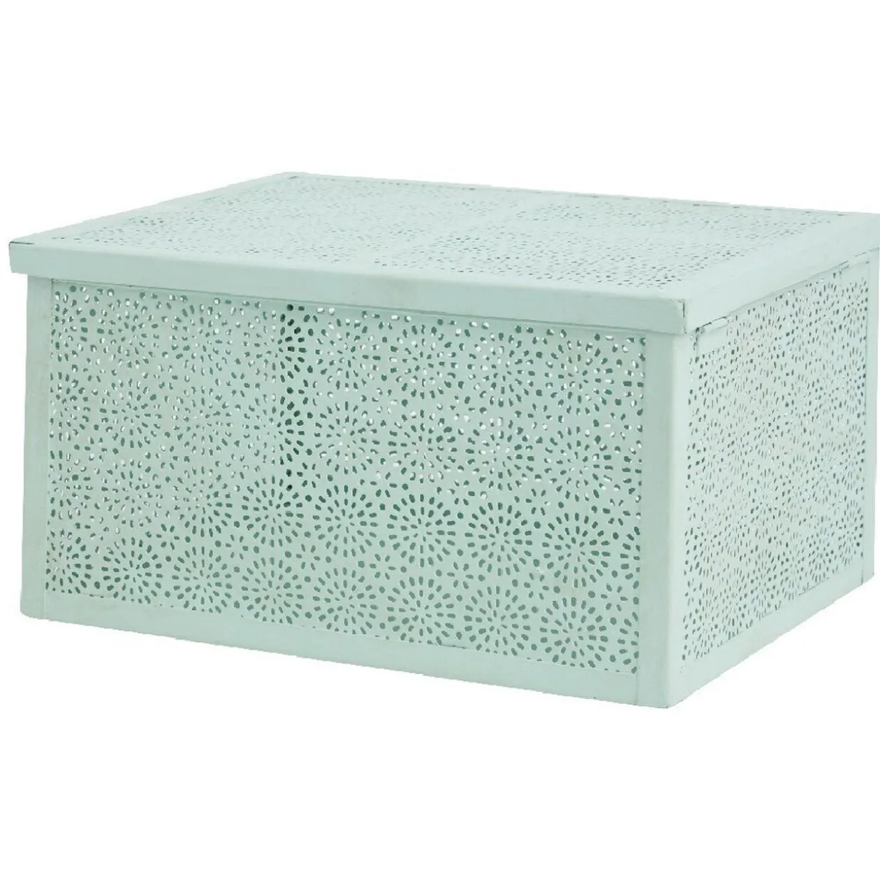 Boîte de rangement déco verte d eau