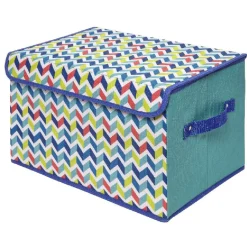 Boîte de rangement design zigzag