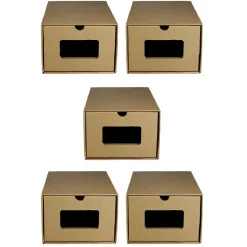 Boîte de rangement en carton x5